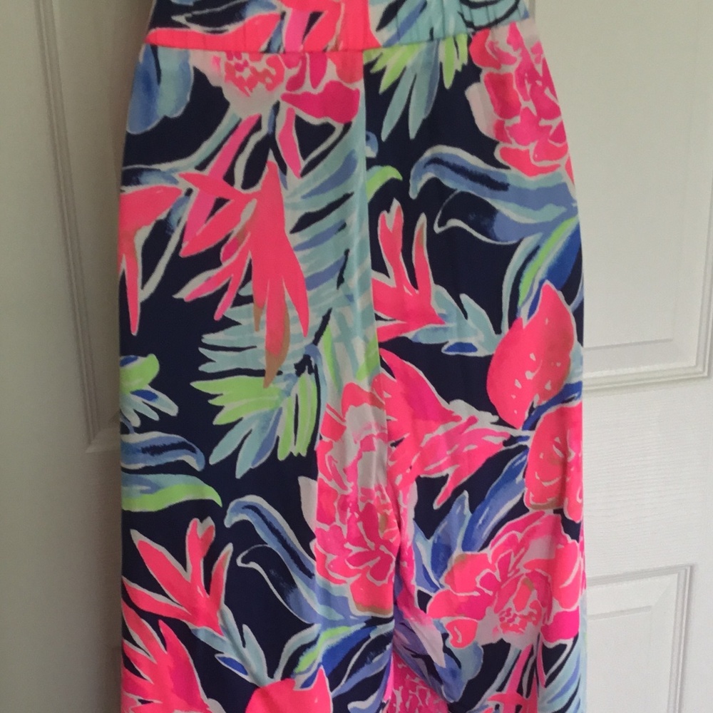 Lilly Pulitzer Madeira Pant High Tide Navy Tropicolada - Picture 9 of 15